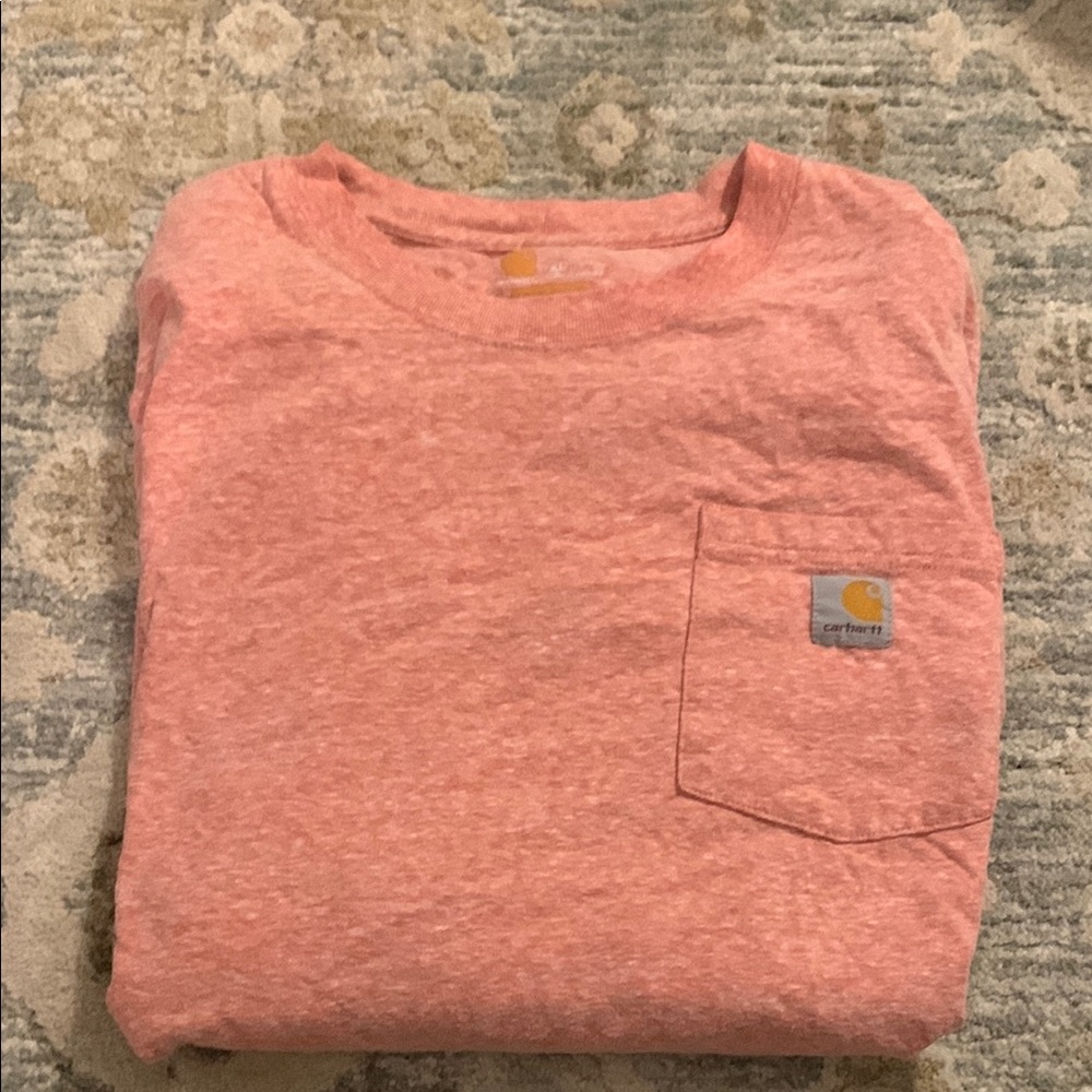 Carhartt Coral Crew Neck Tee with Pocket